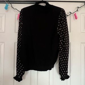 Polka Dot sleeved top
